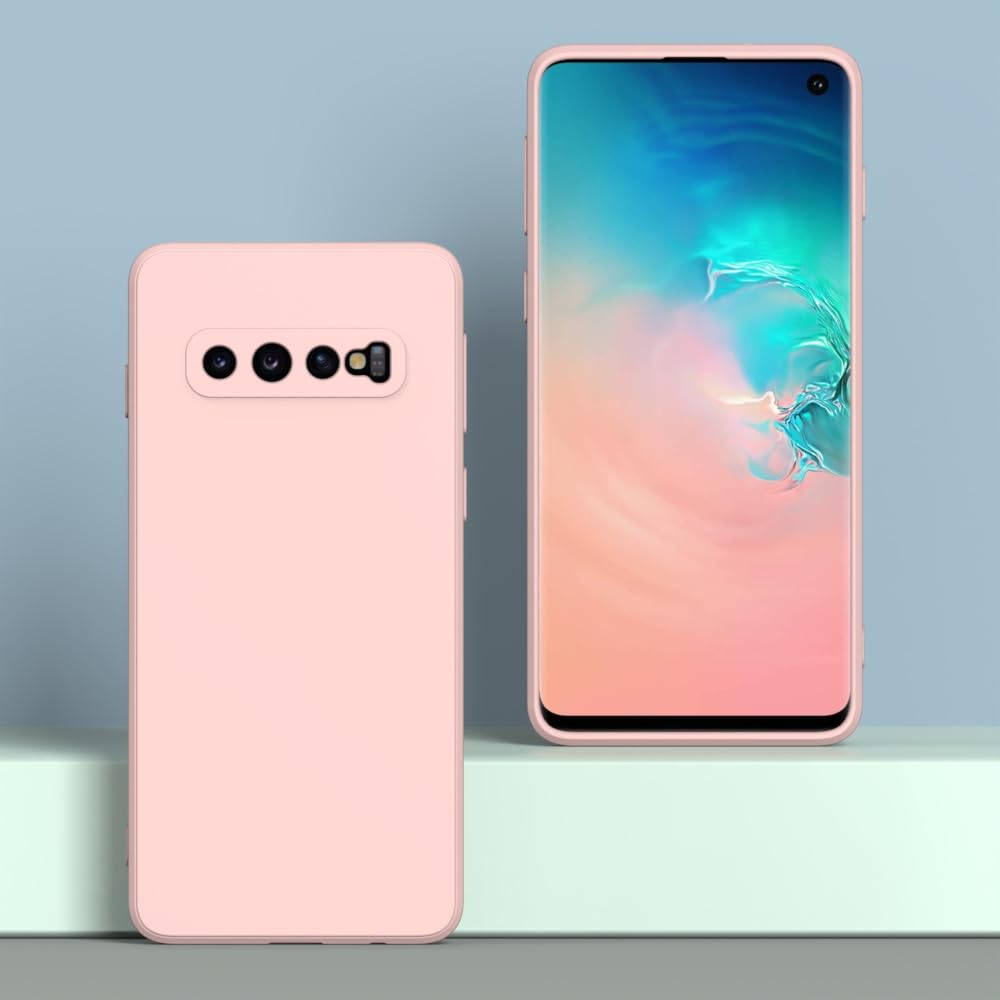 Wogroo For Samsung Galaxy S10 Plus Case Pink, Scratch Resistant With Soft Touch, Slim Thin Phone Cover For Samsung Galaxy S10 Pl