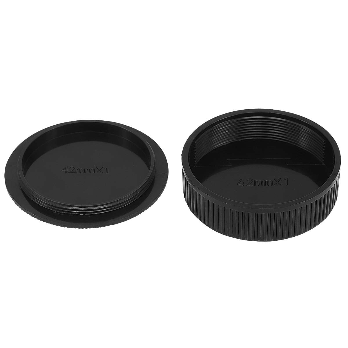 Haoge Camera Body Cap And Rear Lens Cap Cover For M42 42Mm Screw Mount Camera Lens