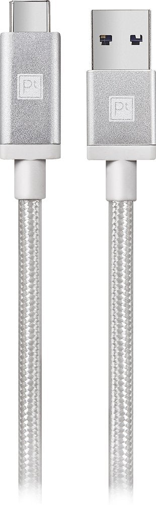 Platinum 3.3' Usb Type C To Usb Type A Charge And Sync Cable White