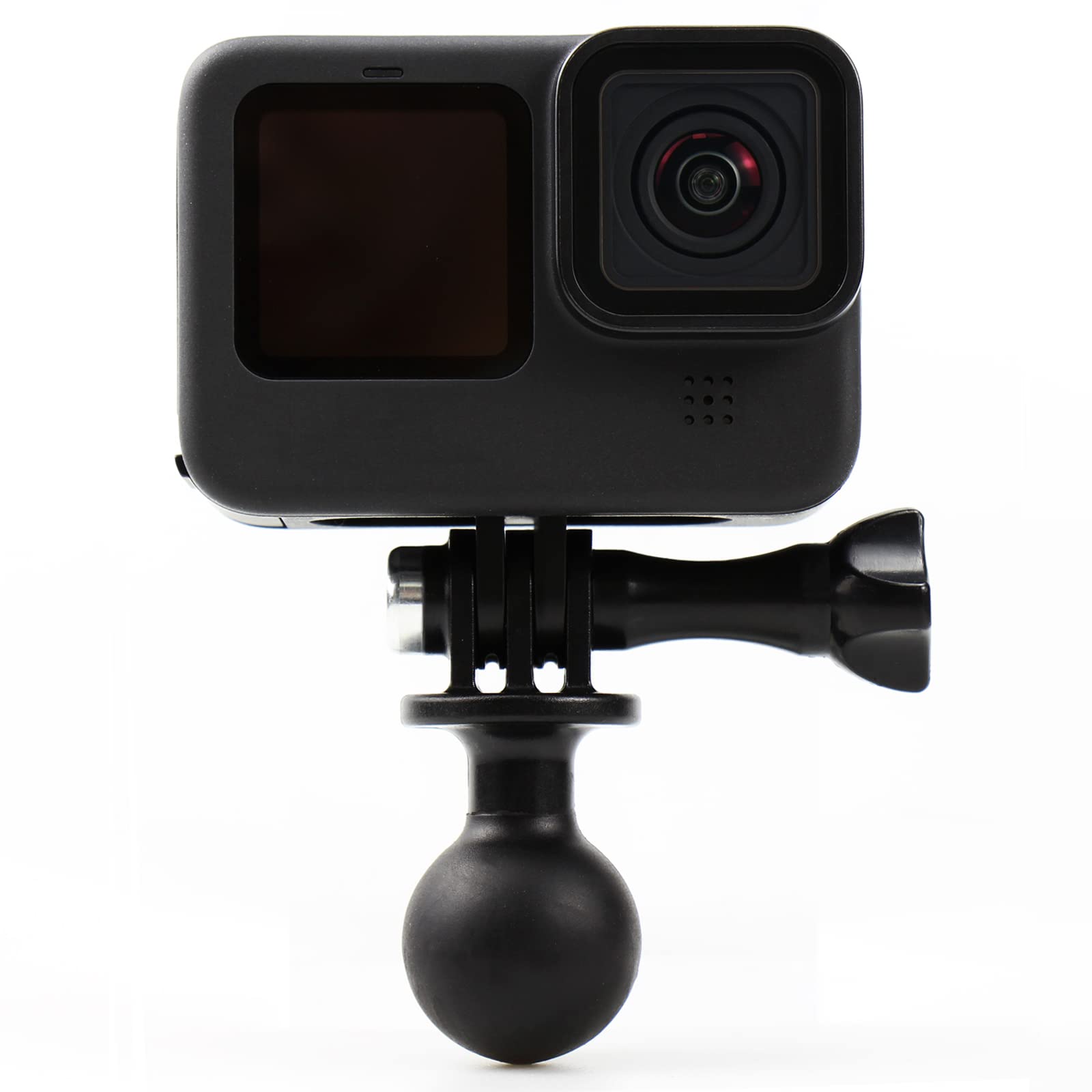 Qkoo Ball Mount For Gopro Hero 13 12 11 10 9 8 7 6 5 4 3+ 3 Black 2018 Max Session Fusion, Osmo Action, Akaso, Sjcam Camera   Ba
