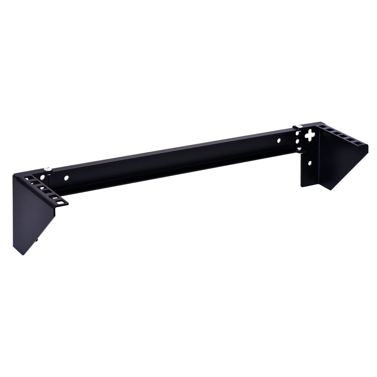 Rackpath 2U Vertical Wall Mount Rack   Heavy Duty 125Lbs Capacity Vertical Mounting Bracket