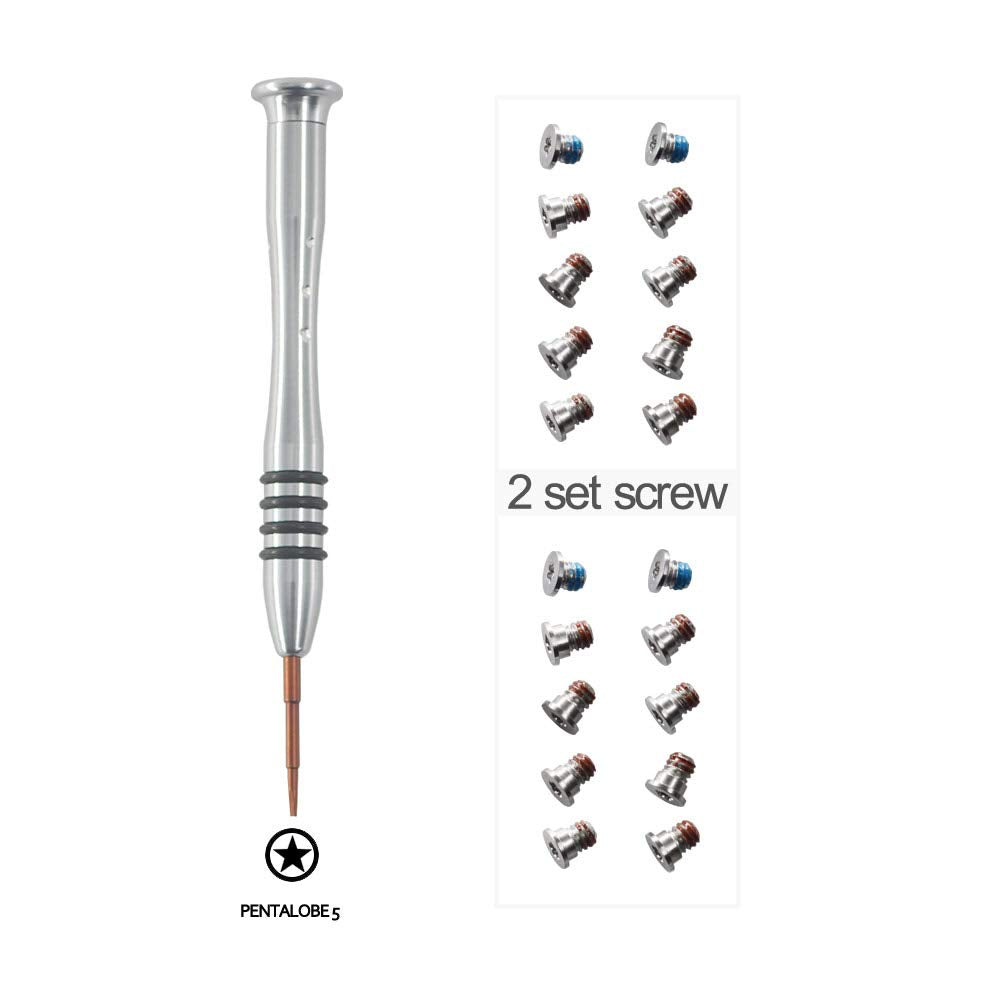 Godshark Repair Replacement Screws With Screwdriver For Macbook Pro 13 Or 15 Inch Retina Display A1398 A1425 A1502 2012 2015, Bo