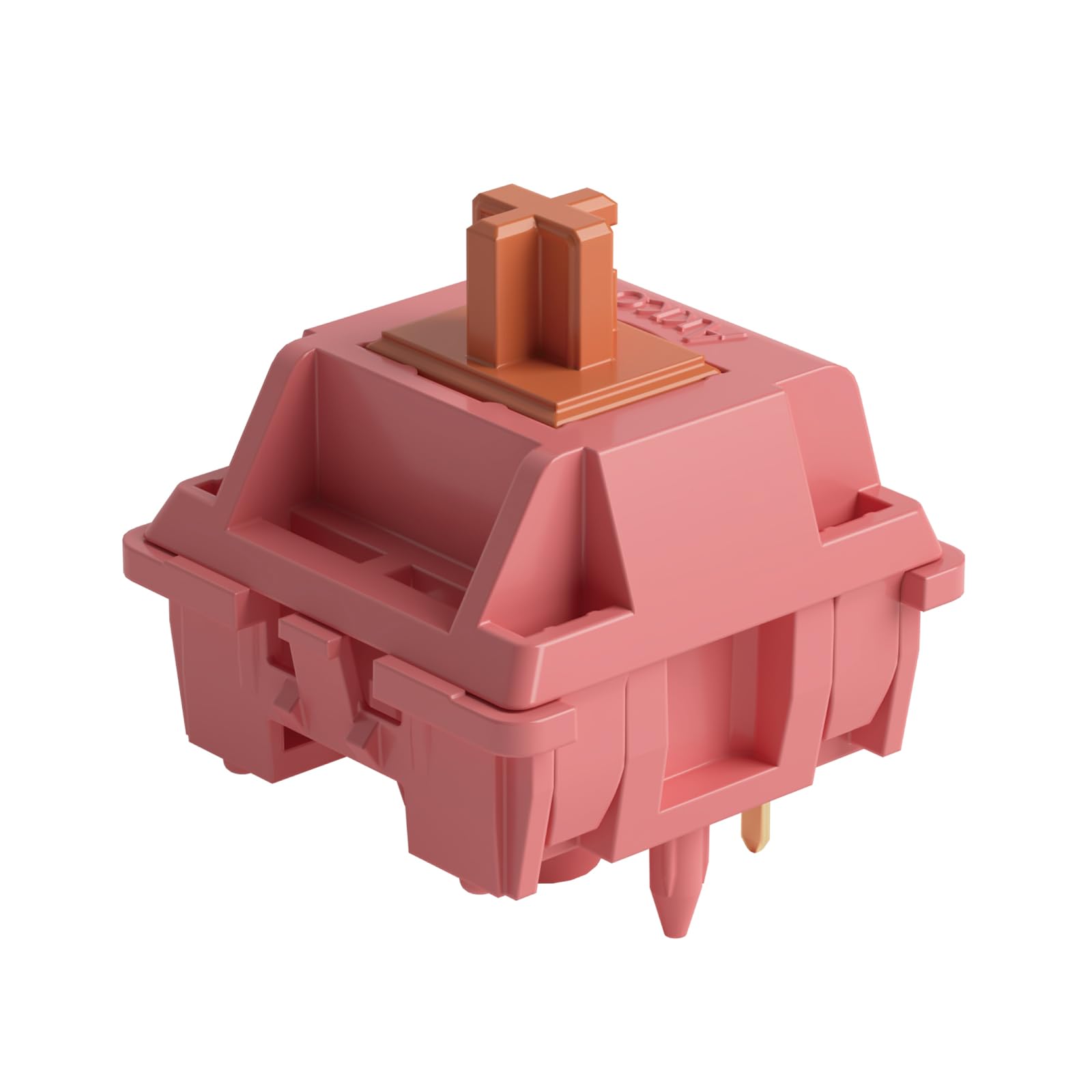 Akko Rosewood Keyboard Switch For Mechanical Gaming Keyboard, 5 Pin 40Gf Linear Pre Lubed Switches (45Pcs)