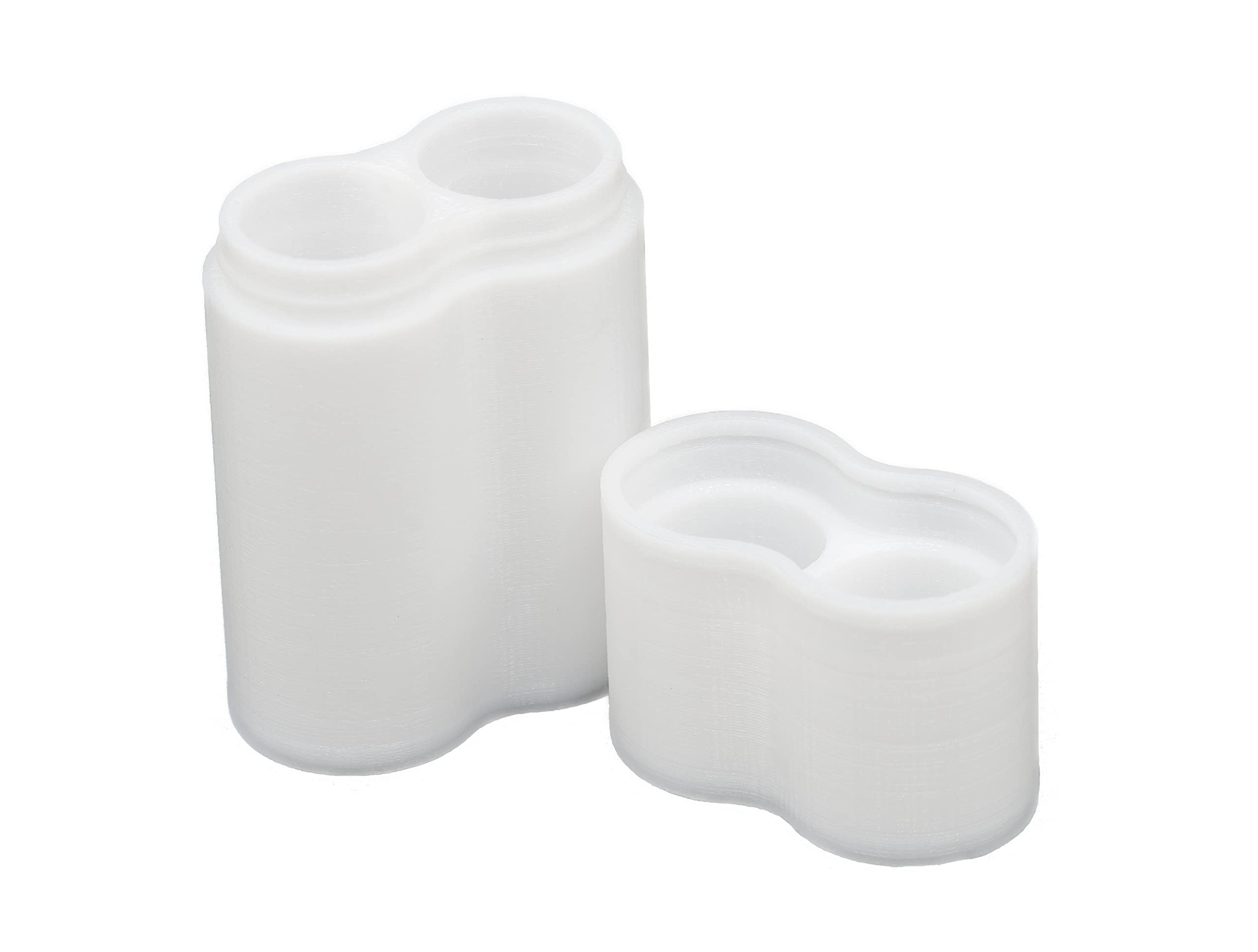 Protect Your Power   Slimline Aaa Battery Case, Soft Durable Material   Pack Of 2 (Holds 2 Batteries)