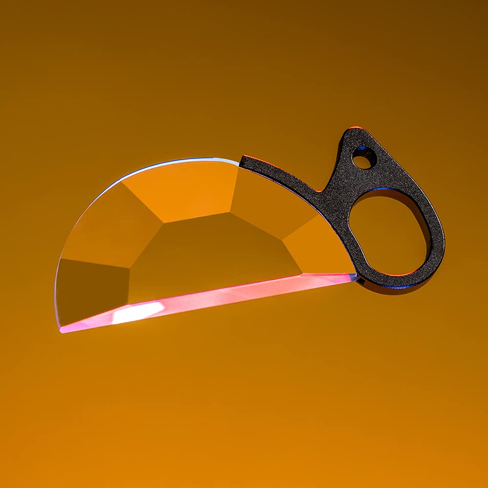 Jingliang 80Mm Handheld Subtle Kaleidoscope Filter, Special Effects Filter, Optical Glass Prism, Photographic Video Slr Camera A