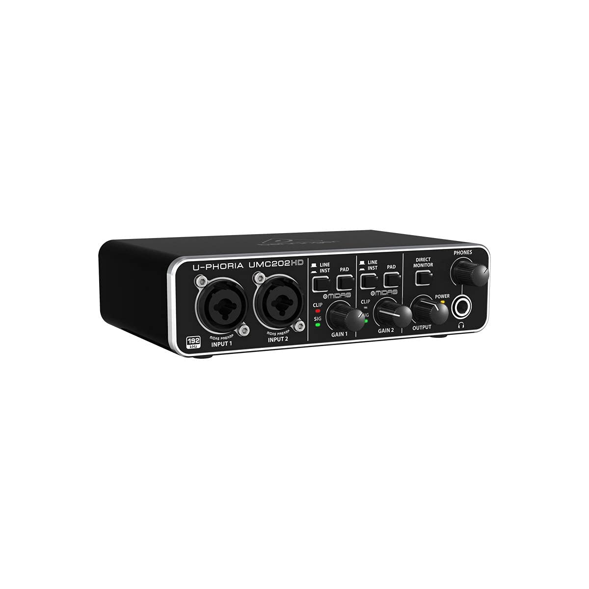 Behringer U Phoria Umc202Hd   Usb 2.0 Audio Interface