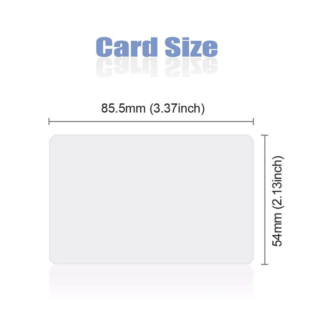 Thonsen 13.56Mhz Mifare Classic 1K Rfid Smart Cards Iso14443A Blank Rfid Hotel Key Cards Sublimation Printable (Pack Of 100)
