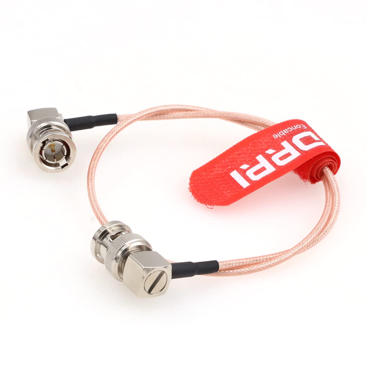 Drri Right Angle Bnc Male To Bnc Male 75 Ohm Hd 3G Sdi Coaxial Cable For Ursa Mini And Small Hd Monitor (30Cm/ 12'')
