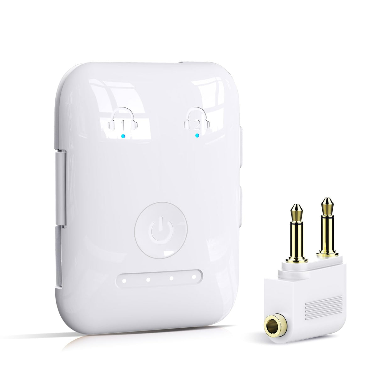 Premium Bluetooth 5.4 Transmitter, Airplane Wireless Adapter, Supports 2 Airpods/Headphones, Bluetooth Transmitter For Tv, Airpl