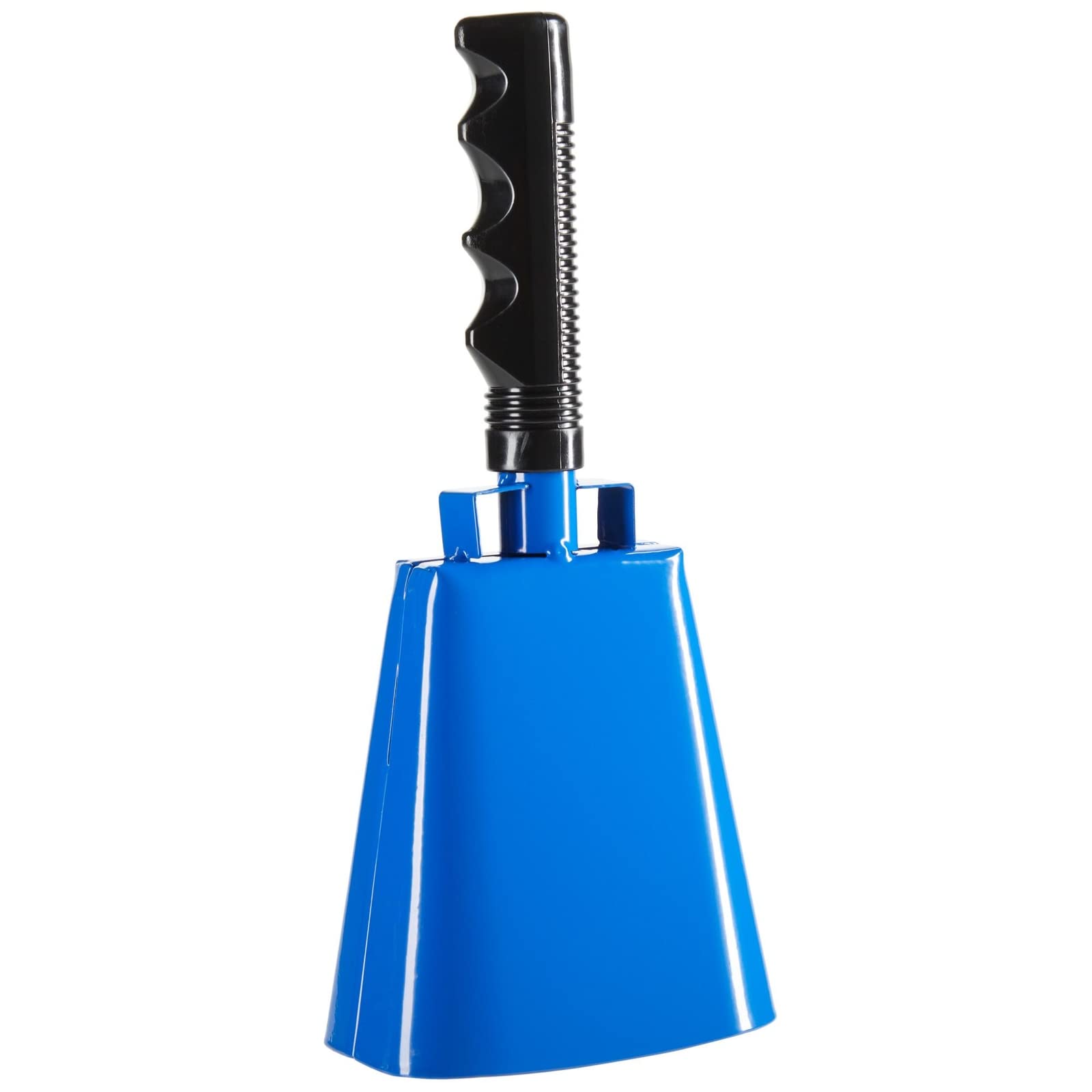 2 Pack 9.5 Inch Cowbells For Sporting Events, Percussion Noise Makers With Handle For Football Games, Stadiums (Blue)