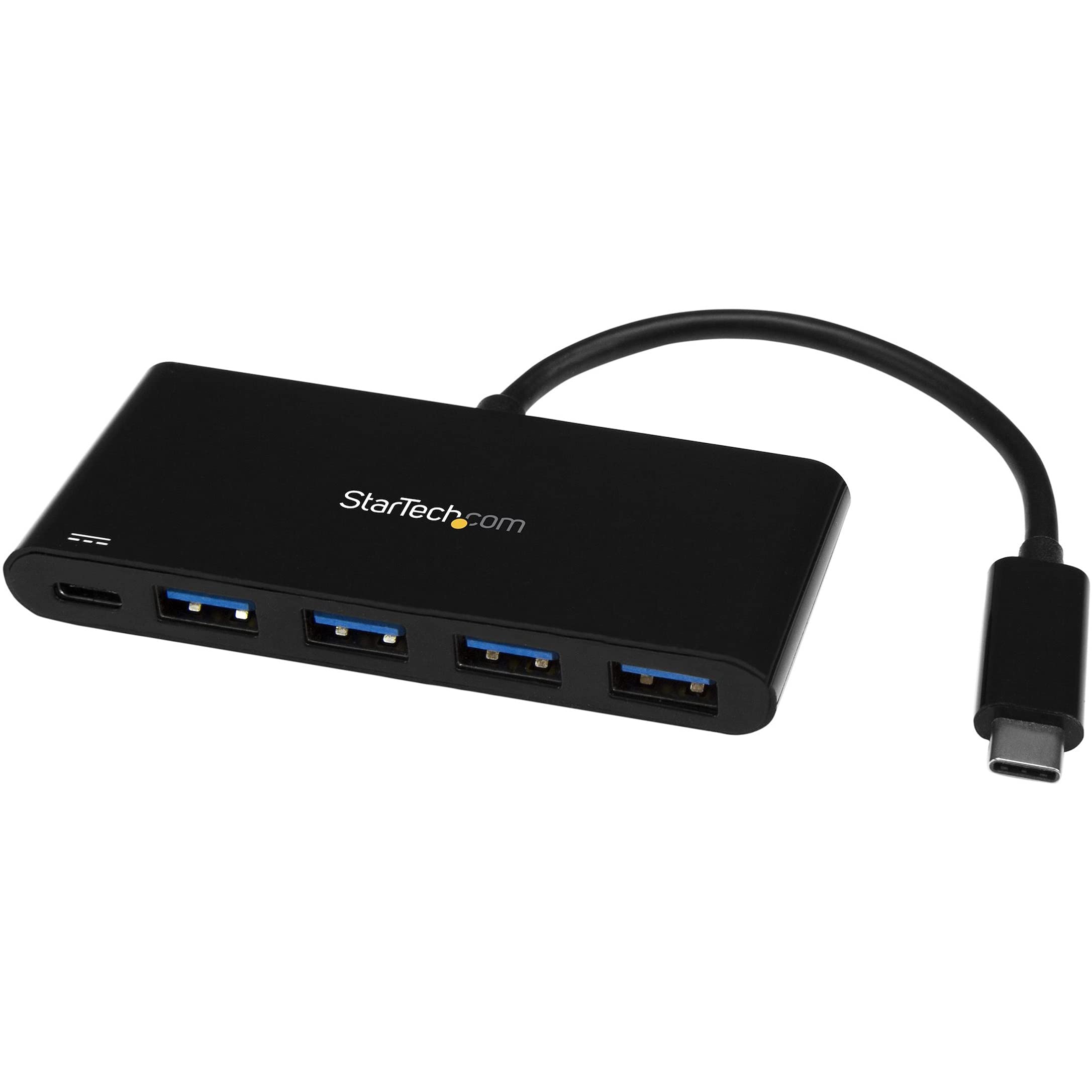 Startech.Com 4 Port Usb C Hub With 4 Usb Type A Ports (Usb 3.0 Superspeed 5Gbps)   60W Power Delivery Passthrough Charging   Usb