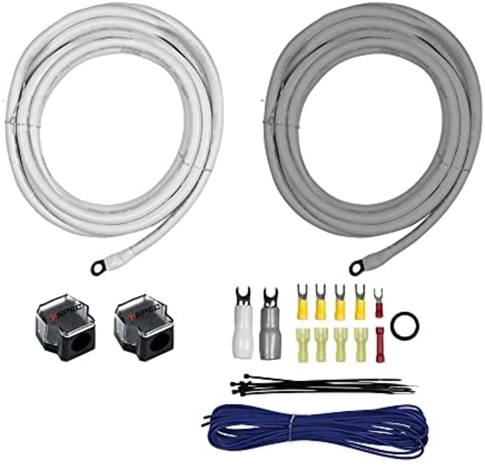 T Spec   8Ga Add A Amp Kit For 4Awg Power Kits,Amp Kits V10 Marine And Power Sports (V10 D108K)