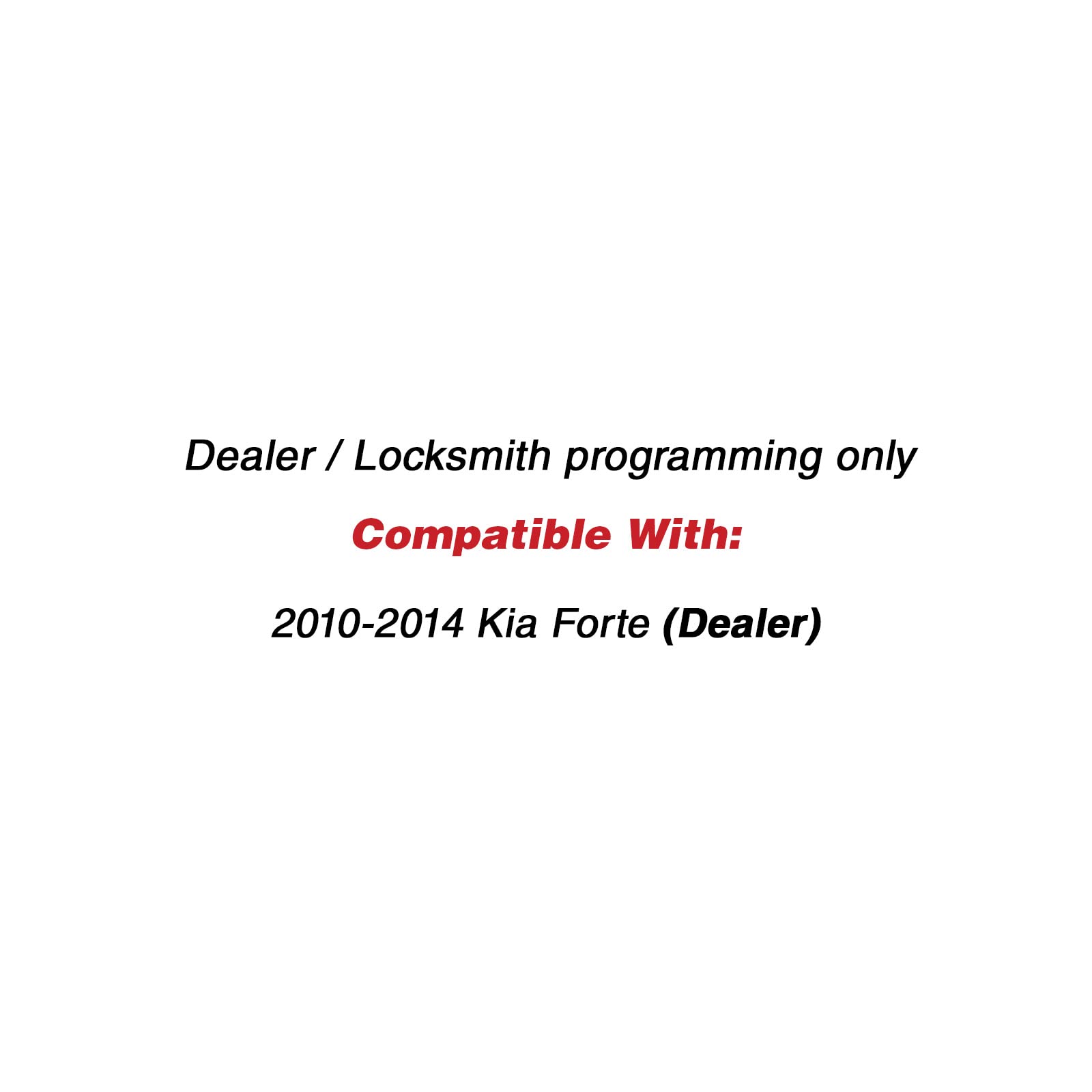 Keylessoption Keyless Entry Remote Car Key Fob Clicker With Strap For Kia Forte Pinha T008