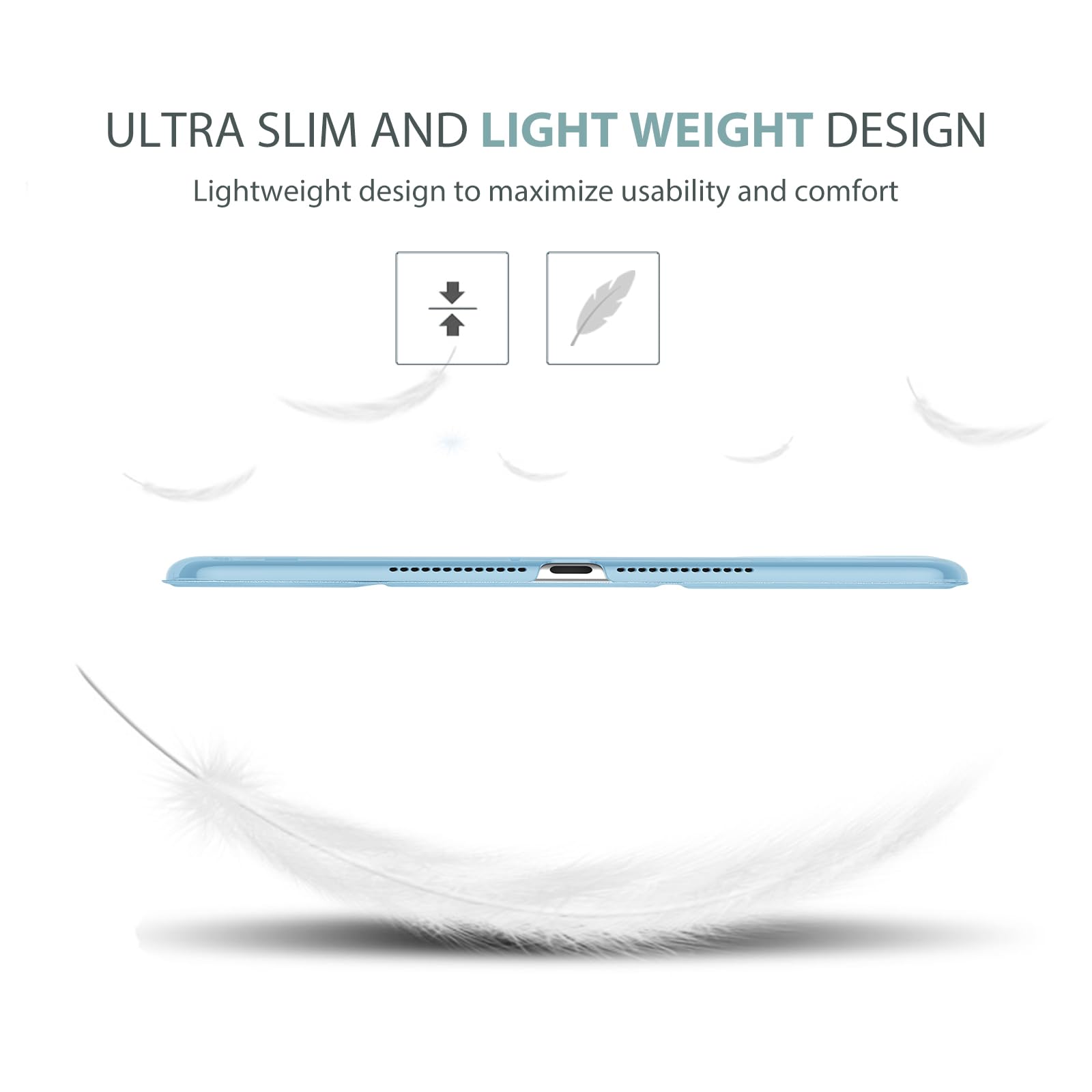 Procase For Ipad 9.7 Inch Case Ipad 6Th/5Th Generation Case 2018 2017(Model: A1893 A1954 A1822 A1823), Ultra Slim Lightweight St