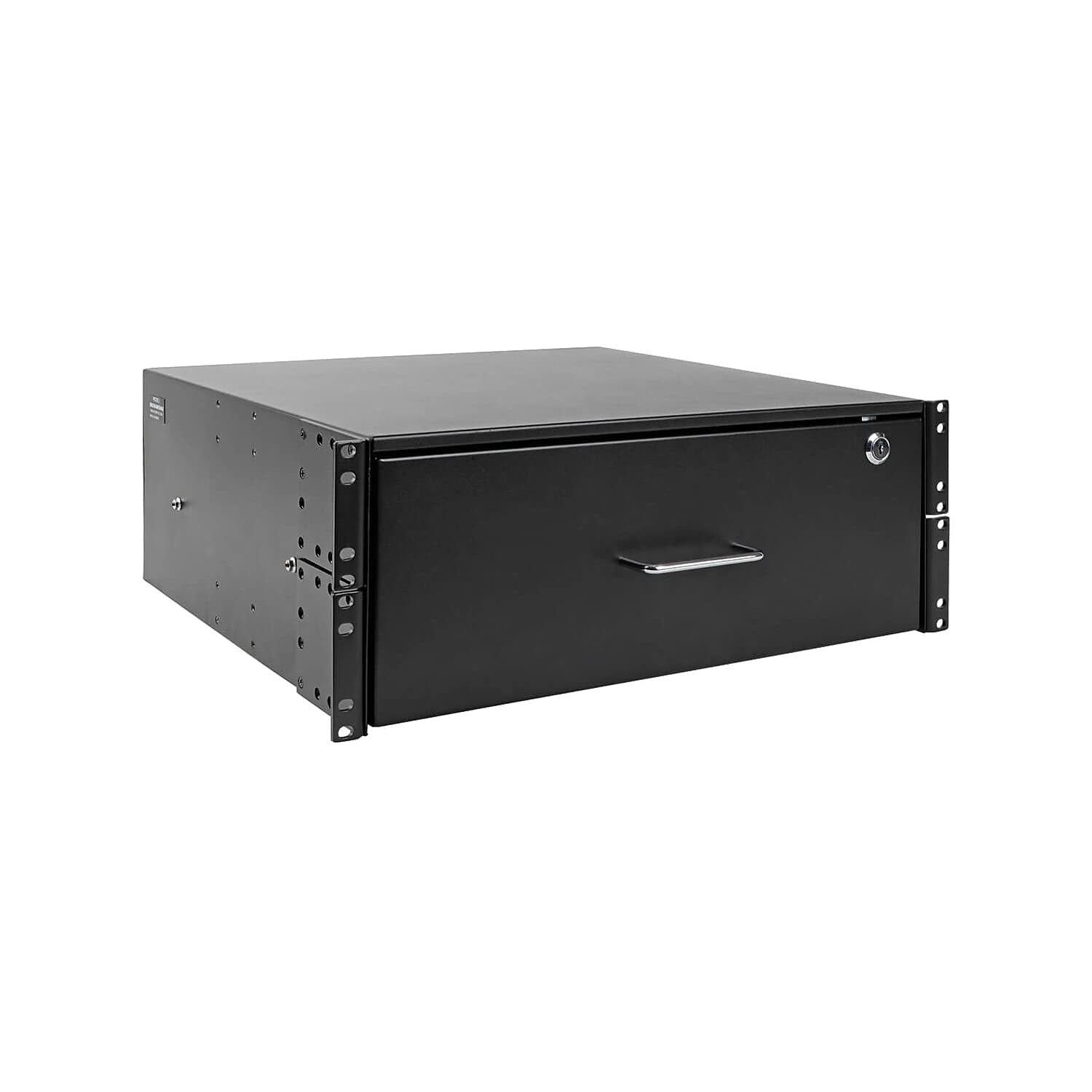 Tripp Lite 4U Locking Rackmount Storage Drawer Rack Enclosures/ Open Frame 2Post or 4Post (SRDRAWER4U),Black