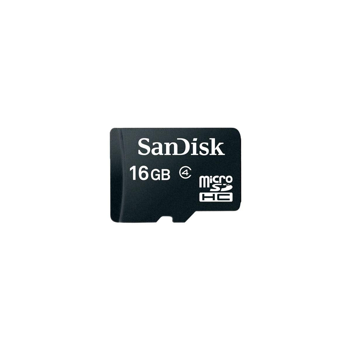 Sandisk 16 Gb Class 4 Microsdhc Flash Memory Card