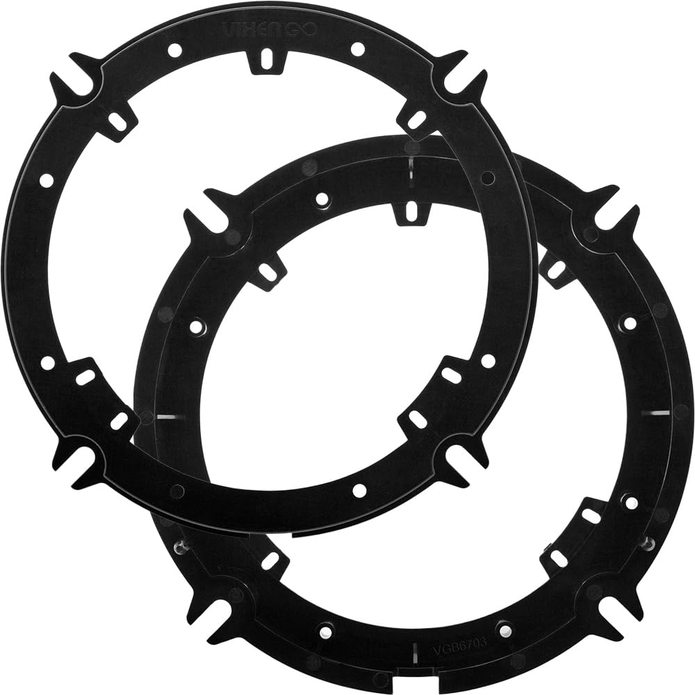 Kicker Speakers 6.5 Inch For Kia Forte 2019-2024 Upgrade Kit - Pair Of Cs Series With Adapters And Harness, Coaxial 6 1/2 Car Au