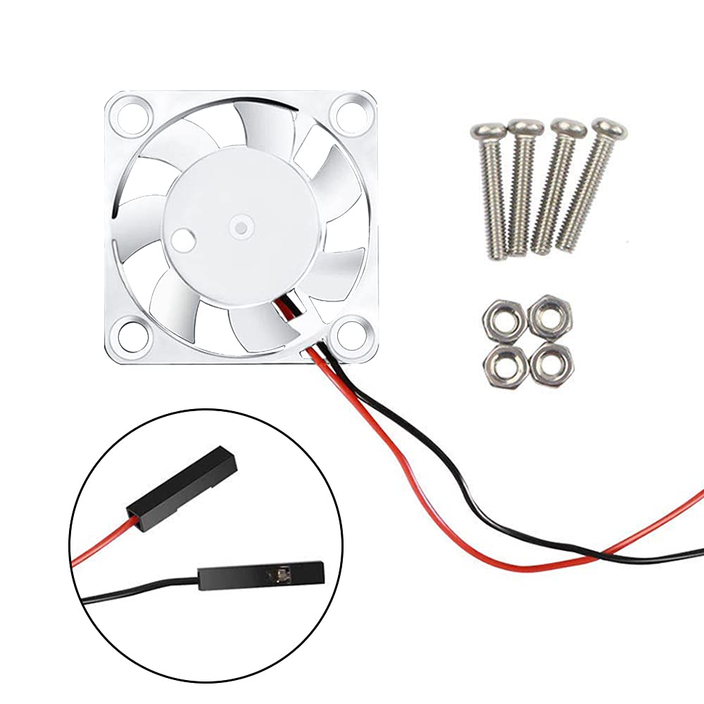 4Pcs 30X30X7Mm Fan For Raspberry Pi, Dorhea For Raspberry Pi Cooling Fan Brushless 3007 Fan Cpu 3.3V 5V Cooling Fan For Raspberr