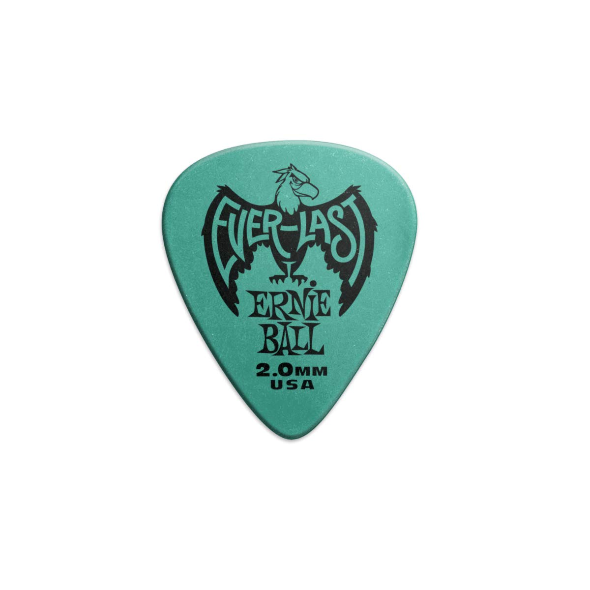 Ernie Ball Everlast Guitar Picks, Teal 20Mm, 12 Pack (P09196)