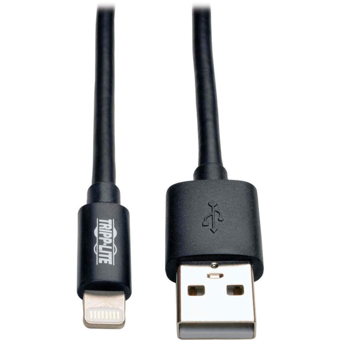 Tripp Lite Apple Mfi Certified 3 Feet 1M Lightning To Usb Cable Sync Charge Iphone/Ipod/Ipad   Black (M100 003 Bk)