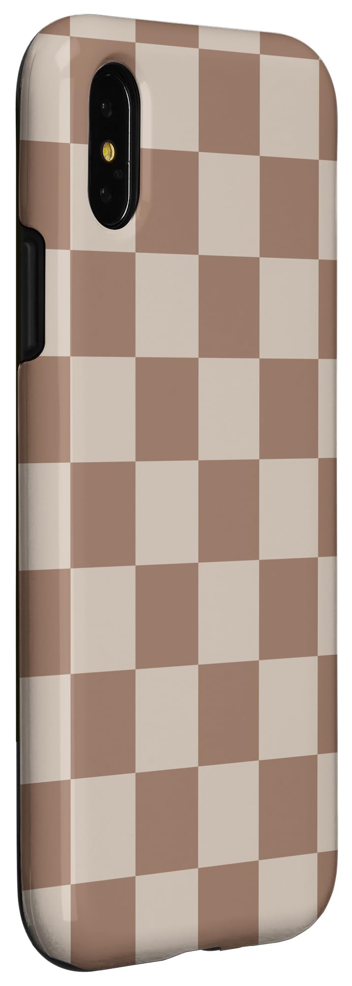 Iphone X/Xs Brown Classic Checkered Big Checkerboard Case