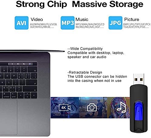 Raoyi 5 Pack 64Gb Usb Flash Drive, Usb 2.0 Memory Stick Thumb Drives Jump Drive Pen Drive For Pc Laptop Computer   64G Multipack