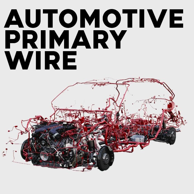 Best Connections 14 Gauge Automotive Primary Wire Bundle Set (25Ft 100Ft Each) Durable Primary/Remote, Power/Ground Electrical W