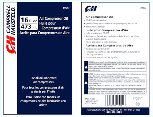 Campbell Hausfeld Oil Compressor 16Oz Mp12 (St125312Av)