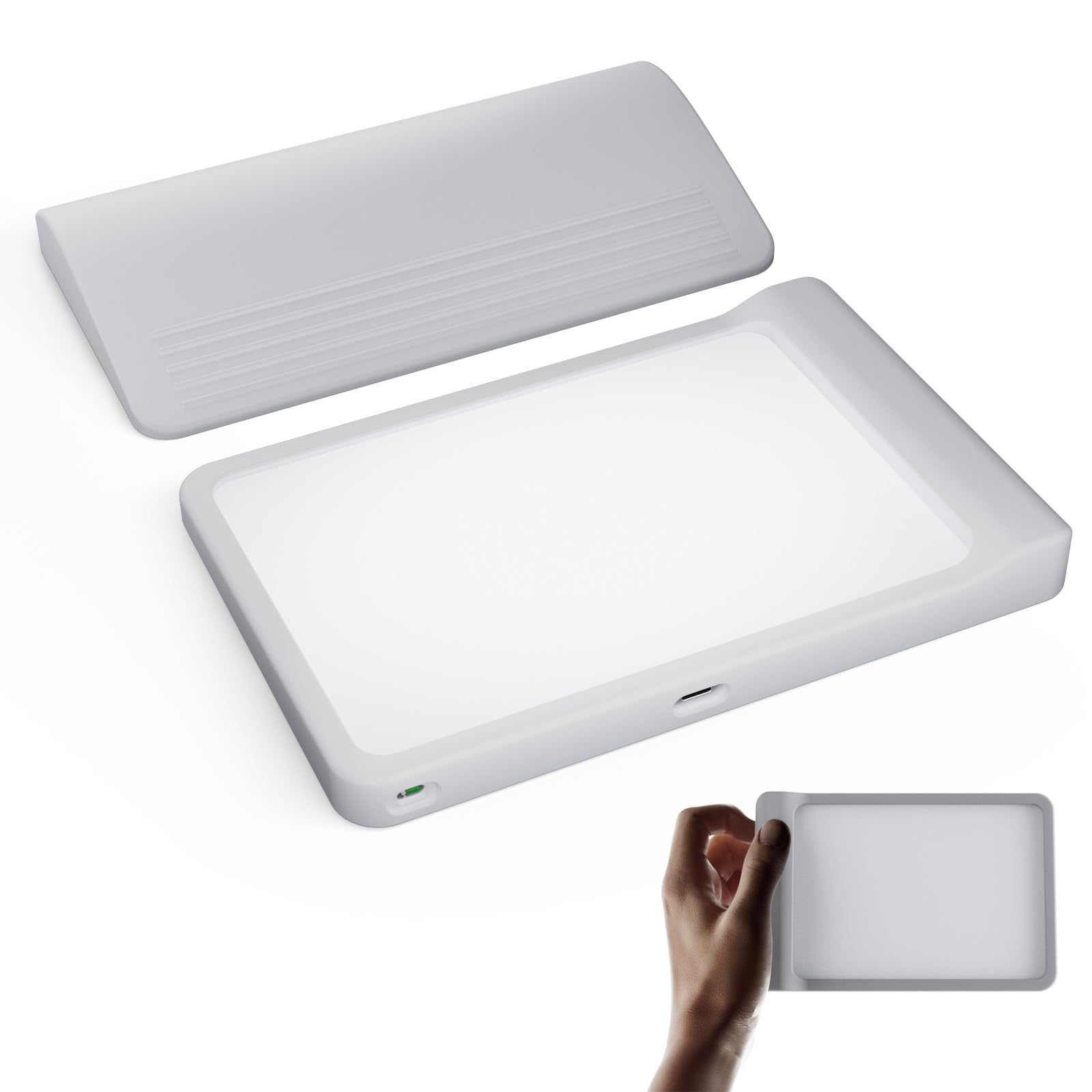 Klearlook Magic Trackpad Case With Wrist Rest For Ergonomic Comfort, Silicone Protective Case For Magic Trackpad 2 A1535 Mk2D3Am