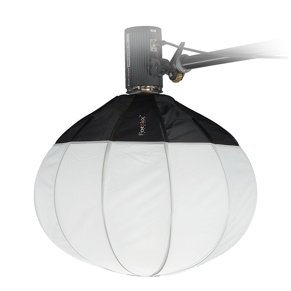 Fotodiox Lantern Softbox 26In (65Cm) Globe   Collapsible Globe Softbox With Speedotron Speedring For Speedotron Black And Brown
