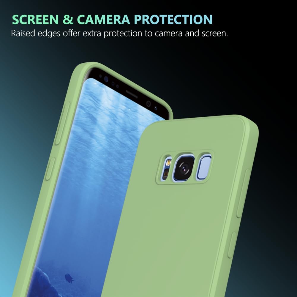 Wogroo For Samsung Galaxy S8 Plus Case Green, Scratch Resistant With Soft Touch, Slim Thin Phone Cover For Samsung Galaxy S8 Plu