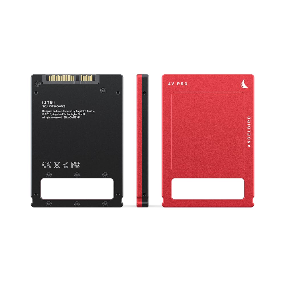 Angelbird   Av Pro Mk3 1 Tb   Sata 3 2.5'' Video And Audio Recording Ssd   Professional Ssd Certified By Atomos And Blackmagic D