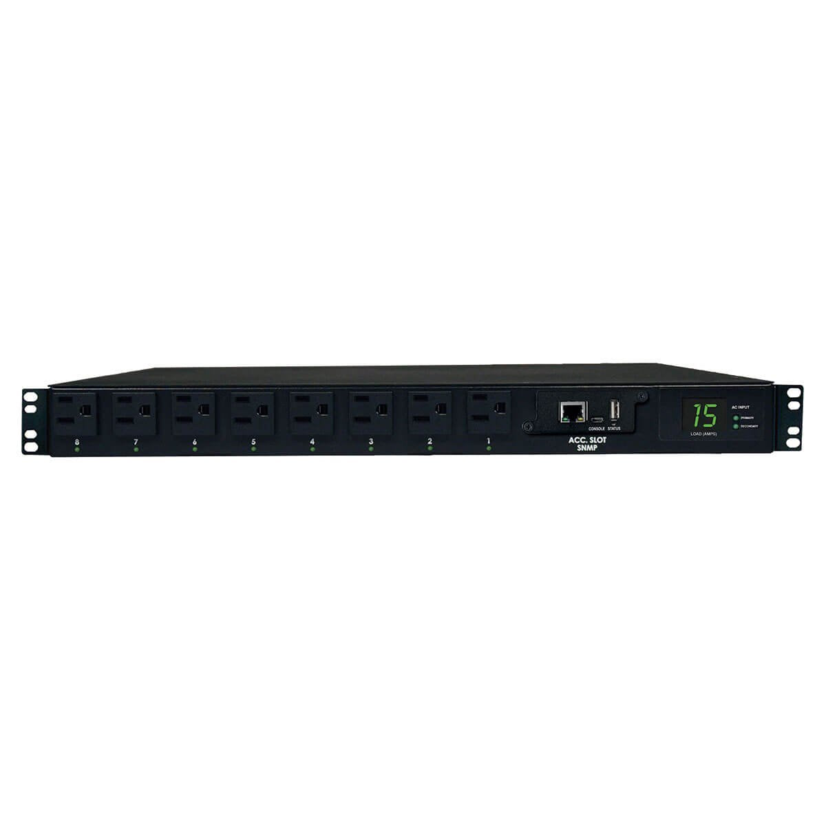 Tripp Lite 1.4Kw Single Phase Ats / Switched Pdu With Lx Platform Interface, 120V Outlets (8 5 15R), 2 5 15P 120V 12Ft Inputs, 1
