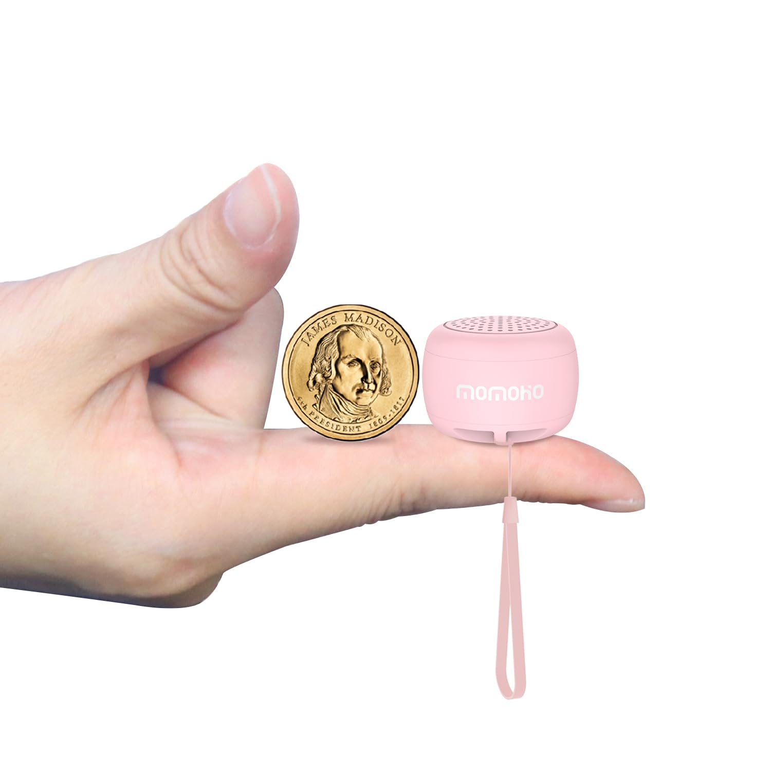 Momoho Small Bluetooth Speaker,Mini Bluetooth Speaker Wireless With Remote Shutter, Tiny Speaker Tws Pairing, Built In Mic, Port