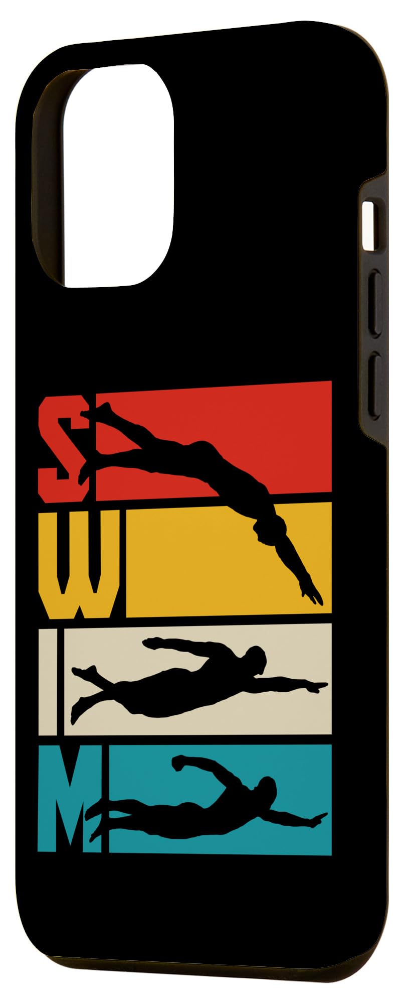 Vintage Swim - Swimmer Apparel Co. iPhone 12 Pro Max Vintage Retro Swimmer Case Polycarbonate