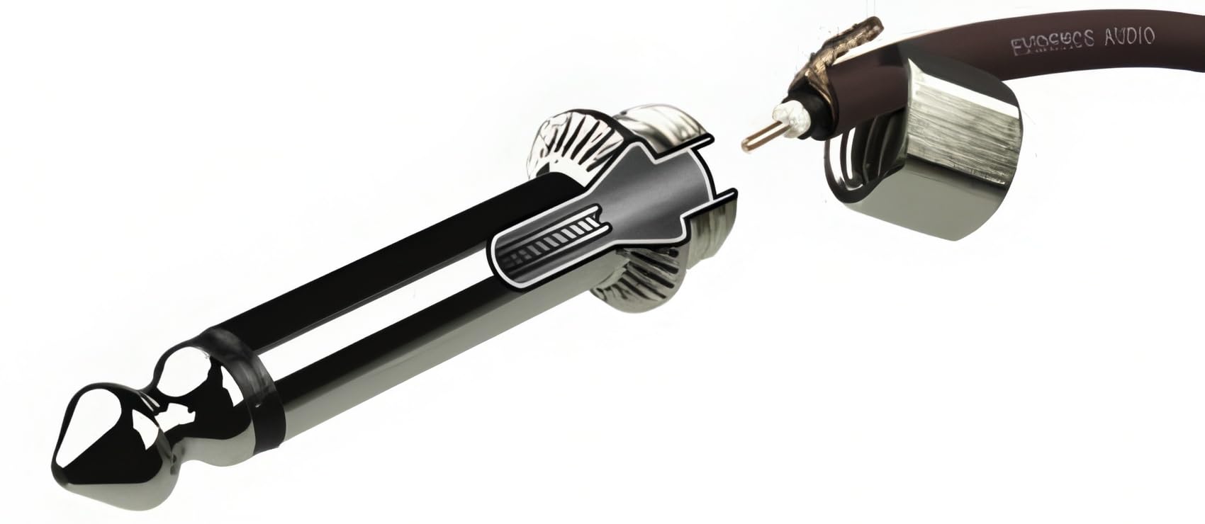 Evidence Audio Monorail 20 Feet Bulk Cable For Guitar Patch Cables - Graphite Black