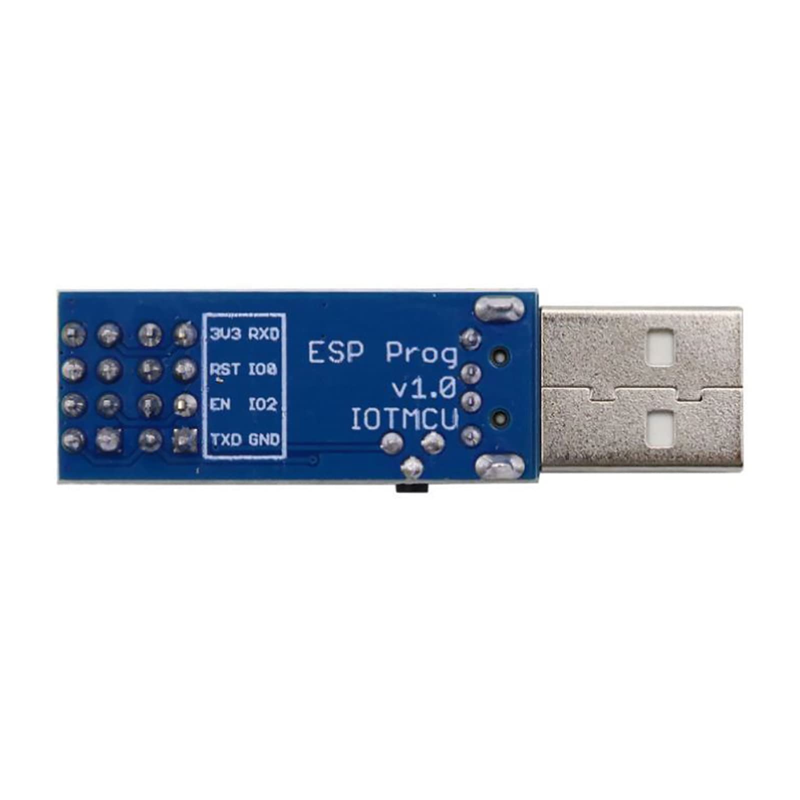 10Gtek Esp8266 Esp 01S Nodemcu Development Board, Blue, Usb Connector, Plastic Material