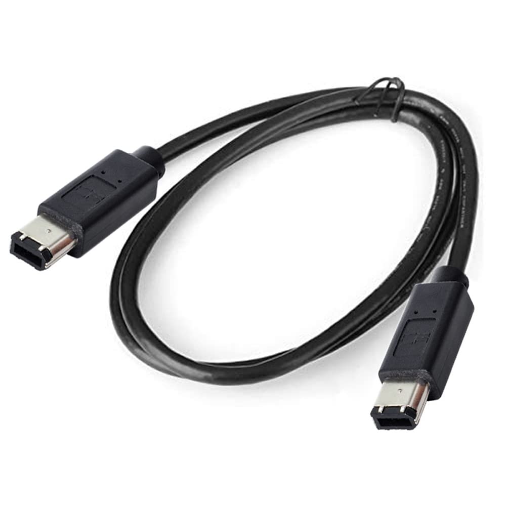 Cy Ieee 1394 Firewire 400 6 Pin To 6 Pin Cable Firewire 400Mbps 6P To 6P Capture Cord 1.8M