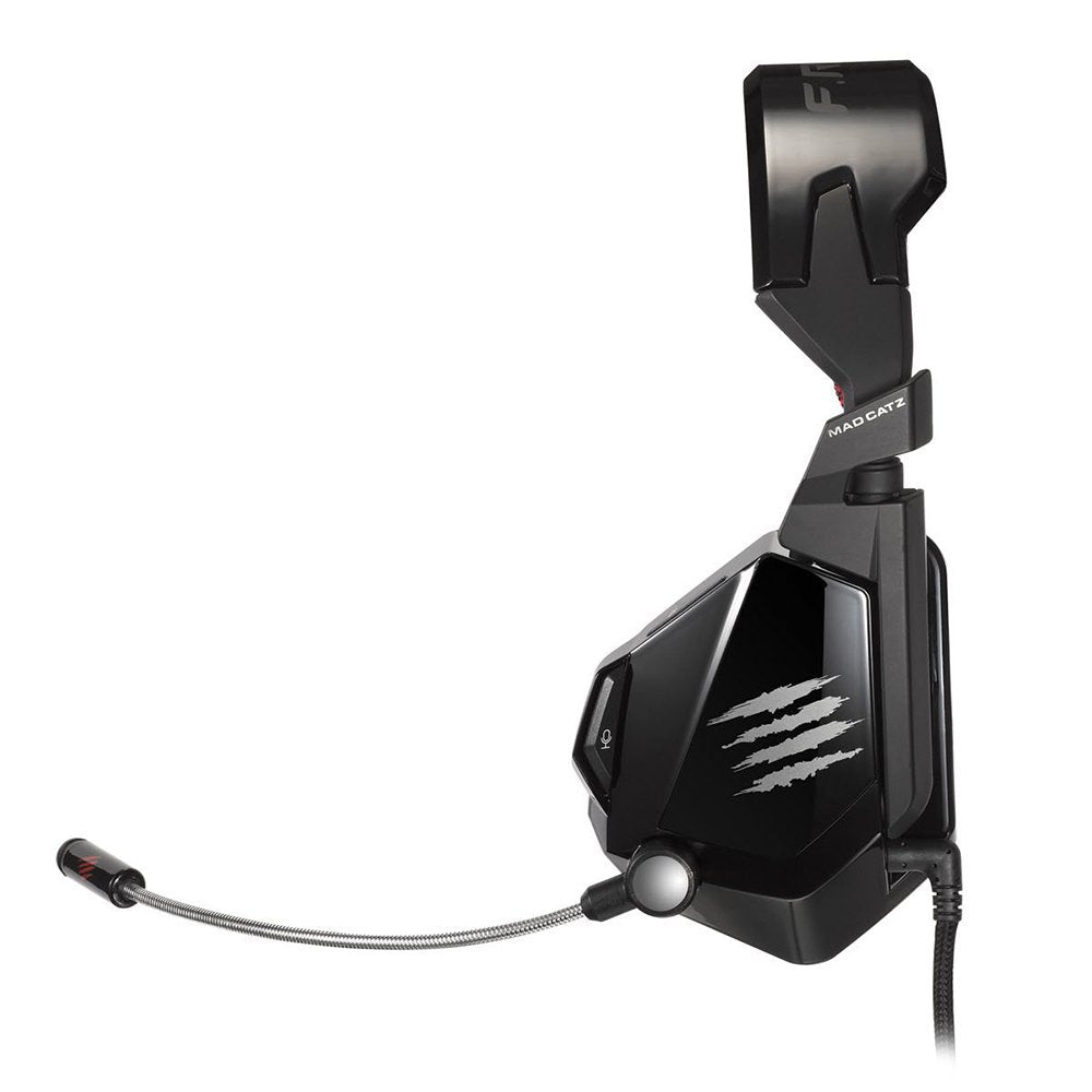 Mad Catz F.R.E.Q.5 Stereo Gaming Headset For Pc And Mac, Gloss Black