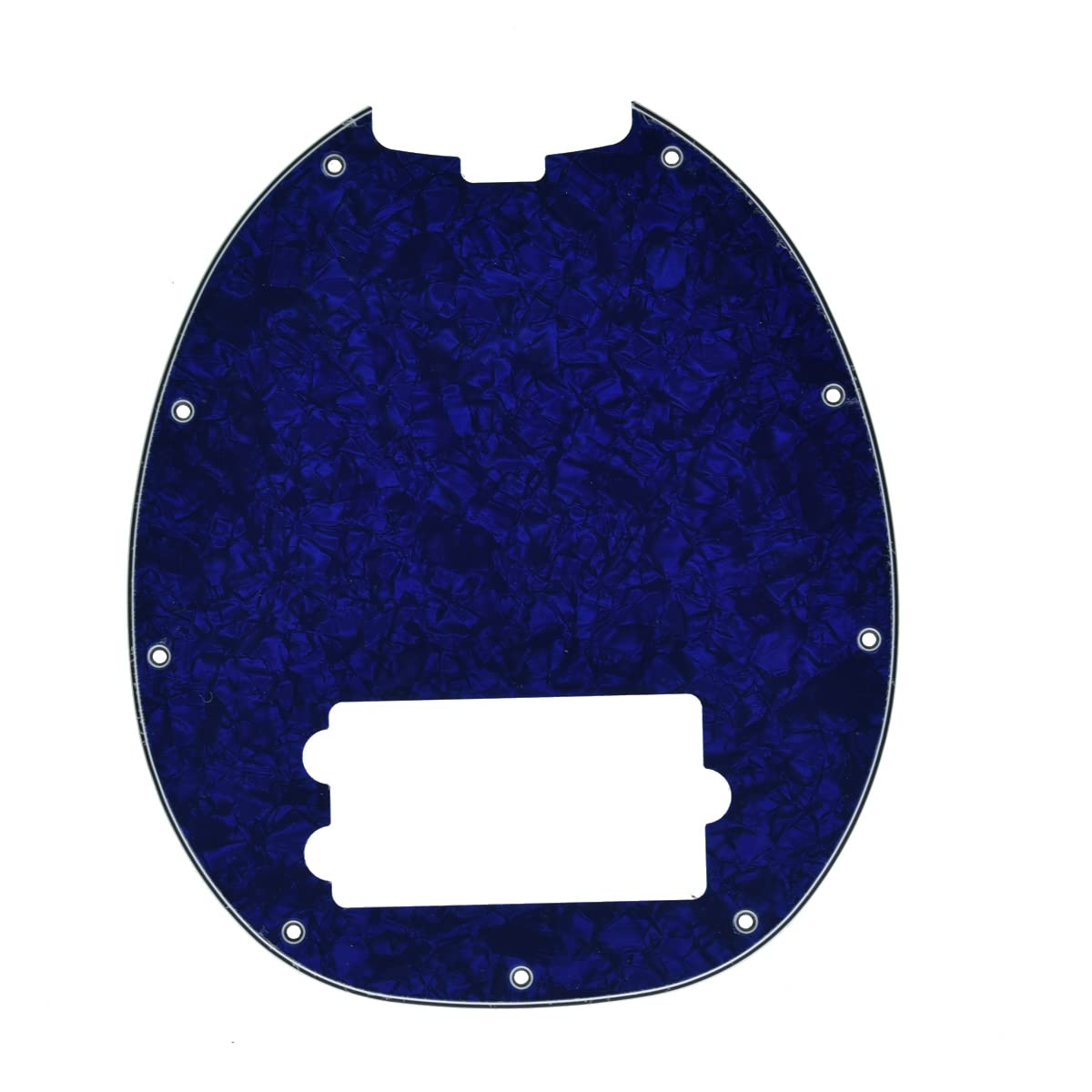 Dopro Bass Pickguard Fit for Musicman classic 4 string StingRay bass models Blue Pearl