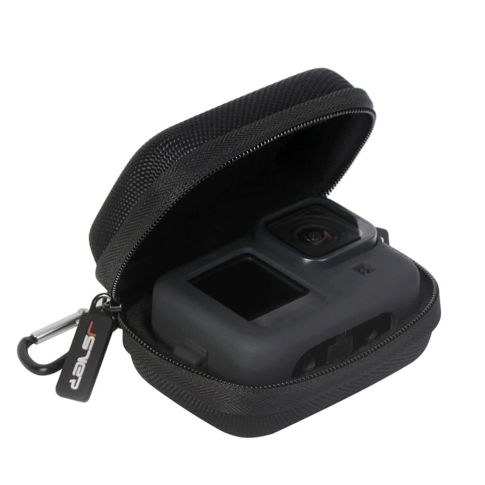 JSVER Carrying Case for GoPro Hero 13 Hard Travel Storage Case for Hero 13/12/11/10/9/8/7/6/5/4/3, DJI Osmo Action 5 Pro/4/3, AKASO Brave 8/EK7000/EK7000 Pro, Insta360 Ace/Ace Pro, Apexcam