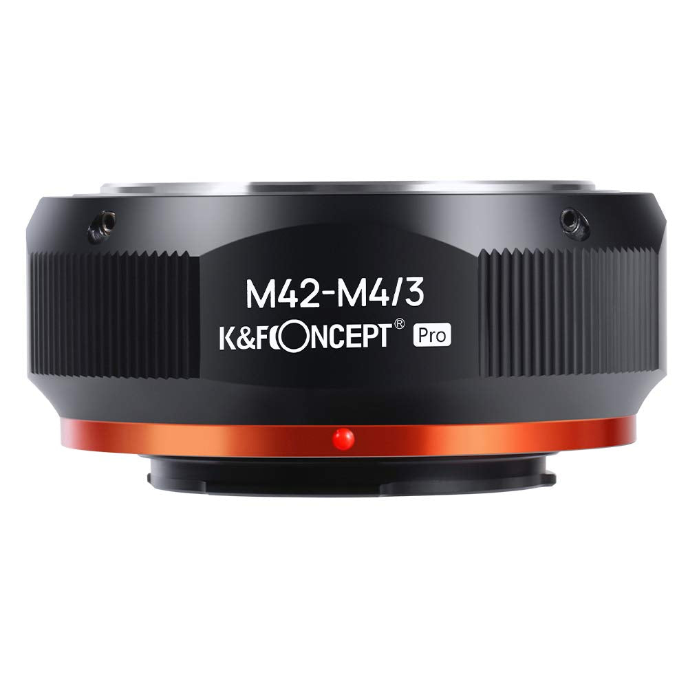 K&F Concept Lens Mount Adapter Compatible For Leica M42 Screw Mount Lens To M4/3 M43 Micro Four Thirds Mount Camera With Matting Varnish
