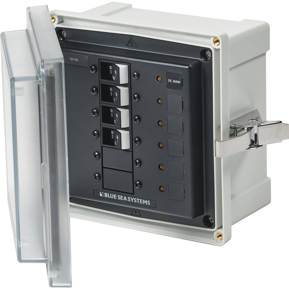 Blue Sea 3135 - Sms Panel Enclosure W/Ul Main &Amp; 3 Branch (12/24V) - 12/24V Dc,WBAUVB0BDSJR789