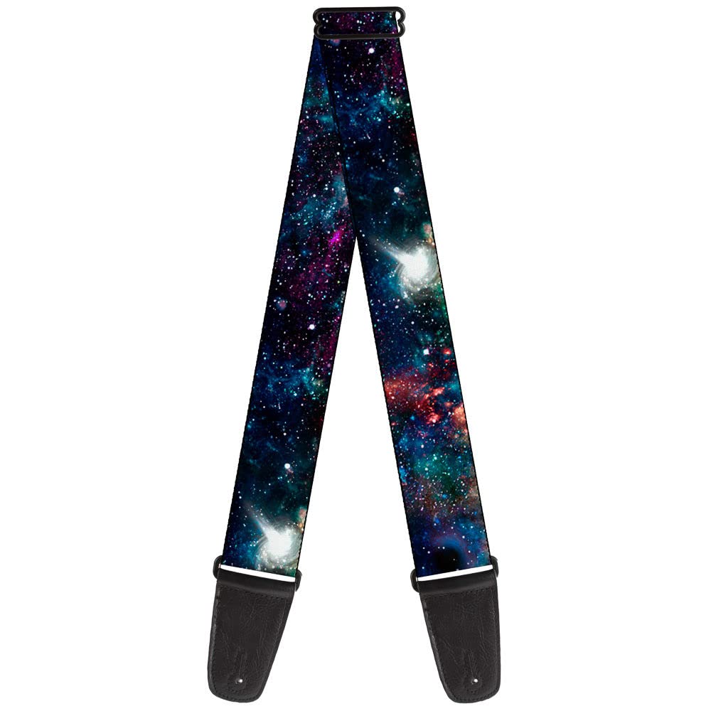 Buckle-Down Guitar Strap, Galaxy Collage, 2 Inches Wide
