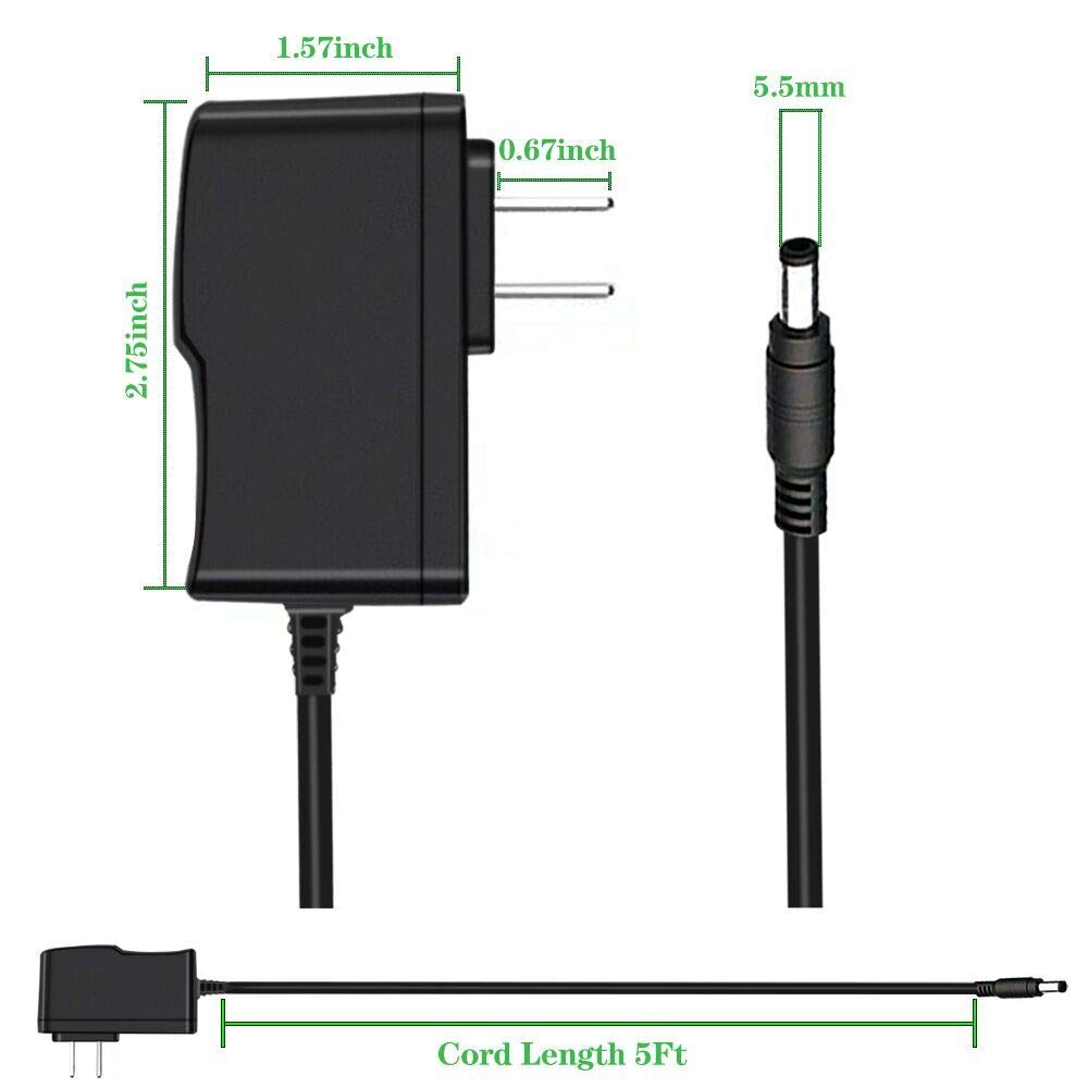 New Ac Dc Power Adaptor For Yealink T3, T29G, T46S, T46G & T48G Ip Phones 5 Volt 2 Amp