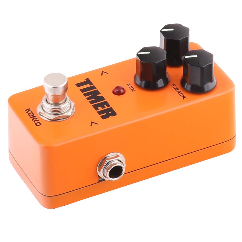 Guitar Mini Effects Pedal Timer   Digital Delay Effect Sound Processor Portable Accessory For Guitar And Bass, Exclude Power Ada