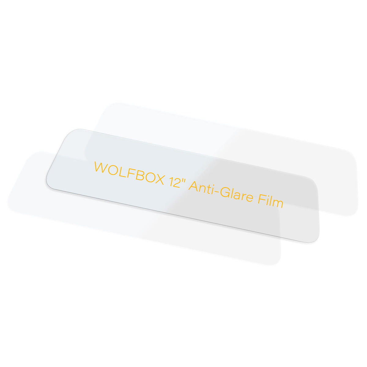 Wolfbox 12Inch Pet Anti Glare Film For Rear View Mirror Camera, Interior Rearview Mirror Anti Glare Membrane Anti Scratch Sticke