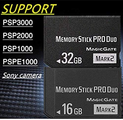 Ms 16Gb High Speed Memory Stick Pro Duo(Mark2) For Psp Accessories/Camera Memory Card