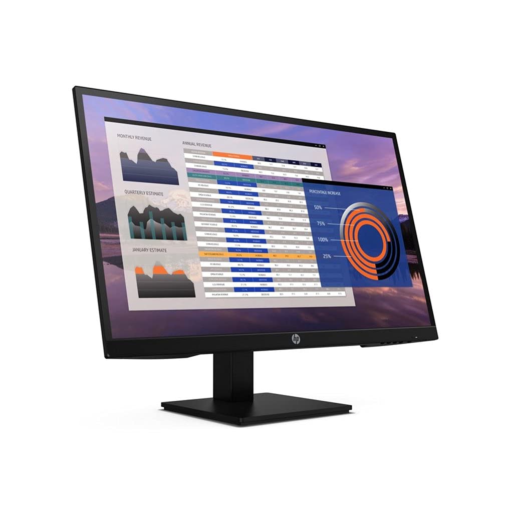 Hp P27H 27-Inch G4 Fhd (1920 X 1080) Ips Display Monitor 5Ms 75Hz Refresh Rate With Dp Hdmi Vga Inbuilt Speaker Low Blue Light M
