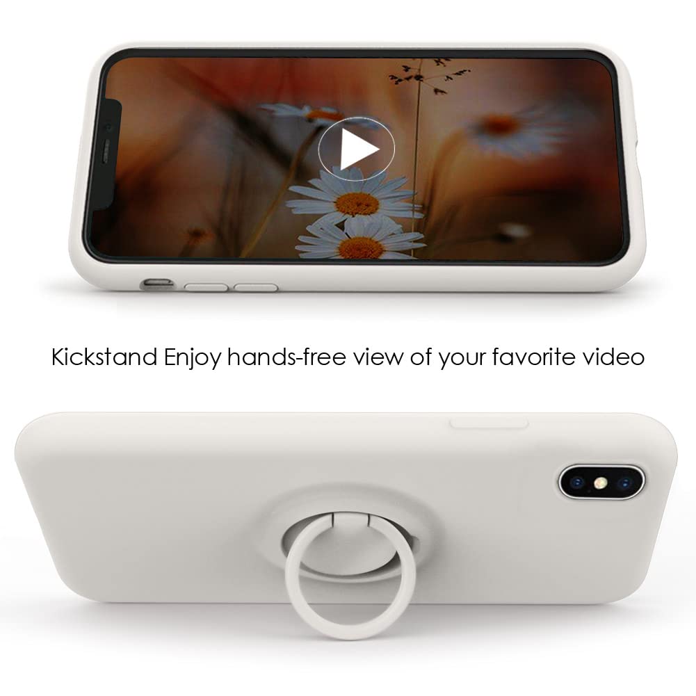 Mocca For Iphone Xs Max Silicone Case With Kickstand | Anti Scratch Full Body Shockproof Protective Case For Iphone Xs Max   Sto